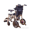 Pliage léger à quatre roues rouleaux en fauteuil roulant électrique petit fauteuil roulant électrique pliable